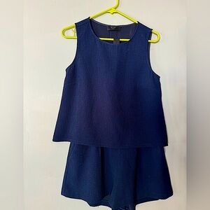 Navy dressy romper separates